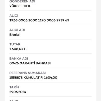 BiTaksi Mağduruyum Yardım Bekliyorum