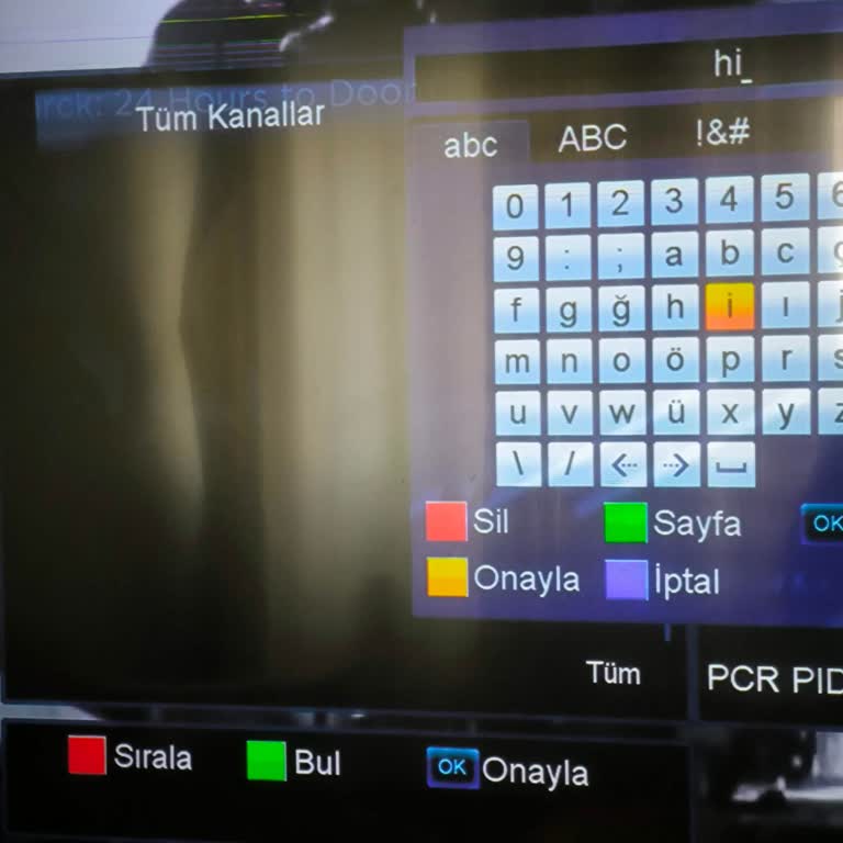 Kablo Net Bulunan Kanalların Silinmesi