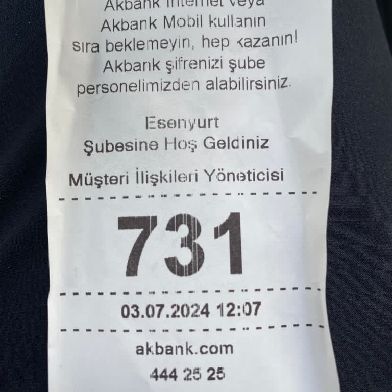 Akbank Sıra Mağduriyeti Yaşanması