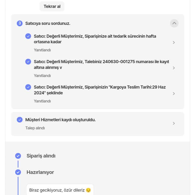 Hepsiburada Media Markt Bir Türlü Kargolanmayan Sipariş