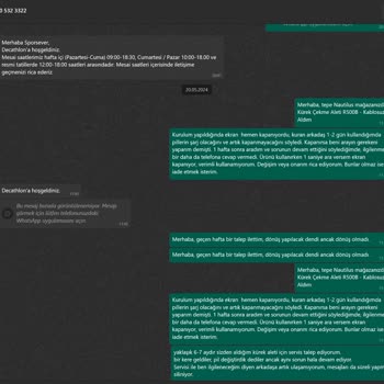 Decathlon Ürününün Arkasında Durmuyor.