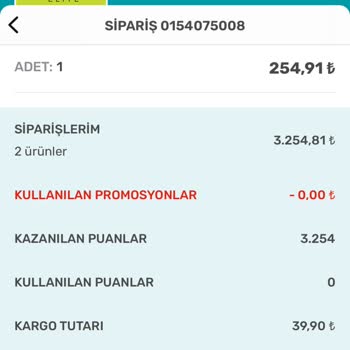 Watsons Siparişimi İptal Etmek İstiyorum Fakat Yardımcı Olunmuyor