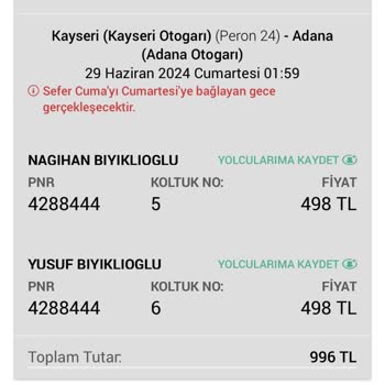 As Adana Firması Ve Obilet İle Yaşadığım Sorunlar