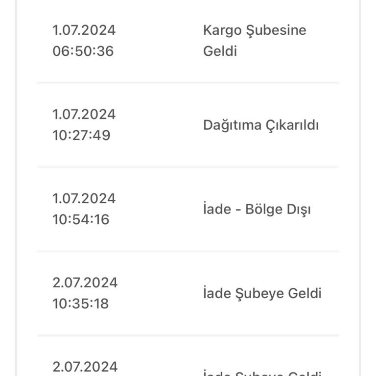 Bir Günde Kargo Zara Siparişim Kayıp Firmaya Ulaşamıyorum