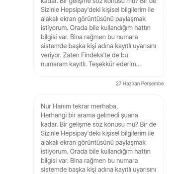 Hepsiburada'nın Hepsipay Uygulamasında Giderilemeyen Telefon Numarası H
