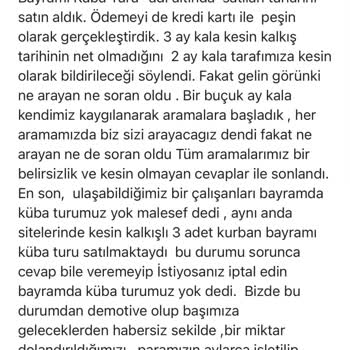 Tatil Yıldızı Kesin Kalkışlı Küba Turu;kalkış Yok Para İade Edilmedi
