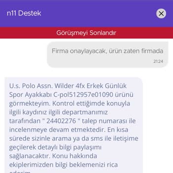 N11.com Satıcı Firma İademi Onayladığı Halde Günlerdir Beni Oyalıyor