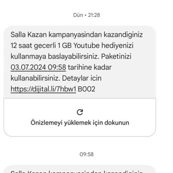 Turkcell Salla Kazan Şikayet