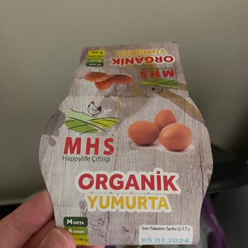 BİM Organik Yumurtaların Hali!