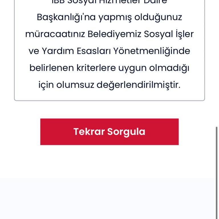 İBB Yenidoğan Destek Paketi Başvurum Haksızca Reddedildi