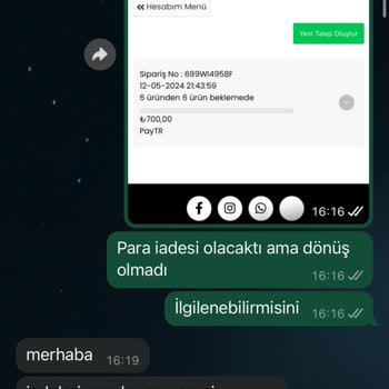 Butik Ponçik Üç Aydır İade Yapılmayan Alışveriş Sorunu