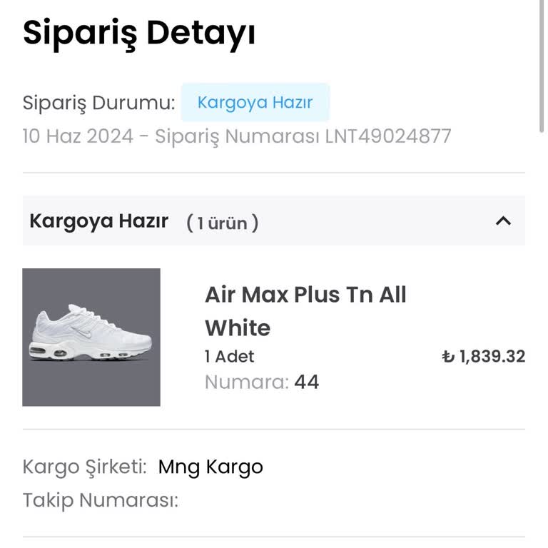 Lntstep 10 Hazirandan Beri Kargo Bekliyorum.