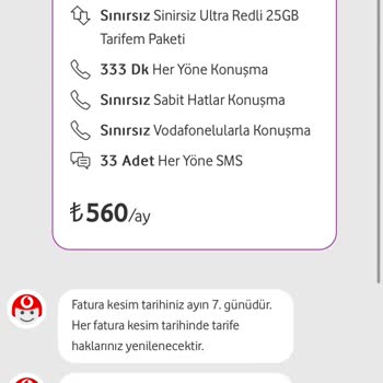 Vodafone Aynı Tarife İki Katı Fiyat