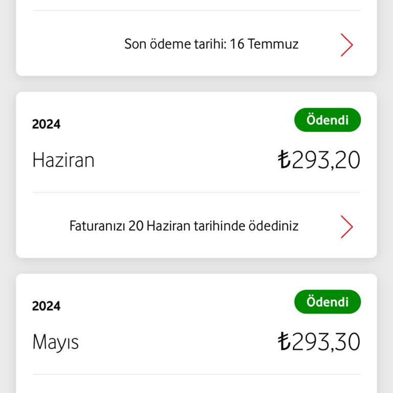 Vodafone Habersiz Fatura Devamı