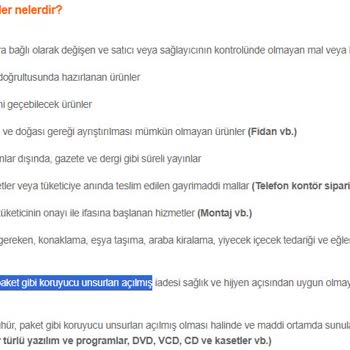 Hepsiburada Hukuksuz İade Reddi Yapıyor