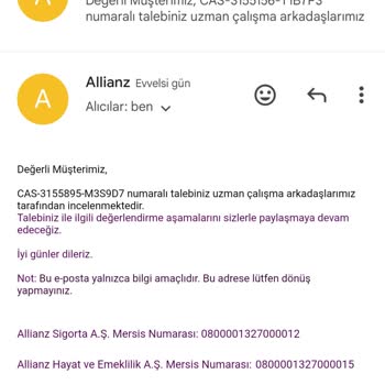 Allianz Sigorta Giriş Aidatı Saçmalığı!