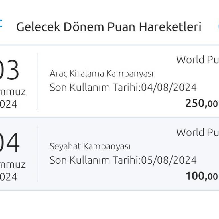 Yapı Kredi Bankası World Puan Yüklenmemesi Hakkında