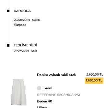 Massimo Dutti Gift Card İle Yapılan Alışveriş