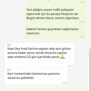 Enpara Encard'a Yapılan Para İademi Alamıyorum