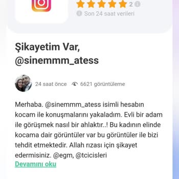 Guncelsikayetlerimiz.com Instagram Üzerinden İftira Şikayeti