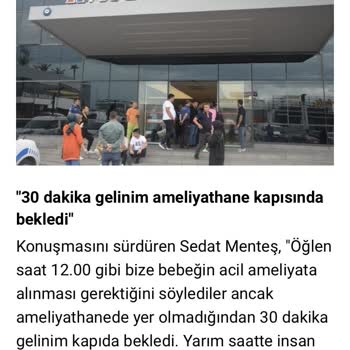 Akademi Hastanesi (Kocaeli) Doğumda İhmalkarlık Ve Sorumluluk Eksikliği
