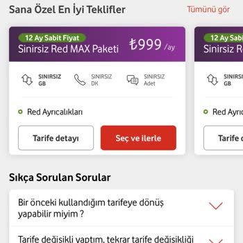 Vodafone Red'li Sınırsız Tarife 15 GB Hotspot Ve Çekmeme Sorunu?