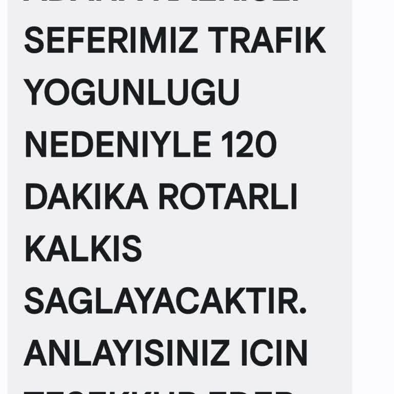 As Adana Seyahat Otobüs Firmasının Keyfiyeti