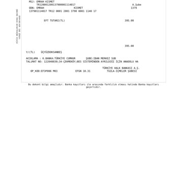 Halkbank Haberim Olmadan Hesabımdan Para Transferi Yapıyor!