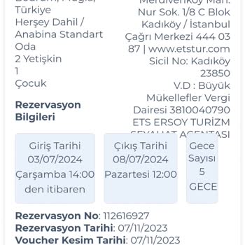 Koskocaman Turizm Bakanının Sahibi Olduğu ETS De Müşteri Mağduriyeti