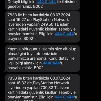 PlayStation Kartımdan Defalarca Para Çekti.