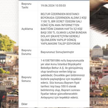 İBB Beltur Fazla Ücret Aldı.