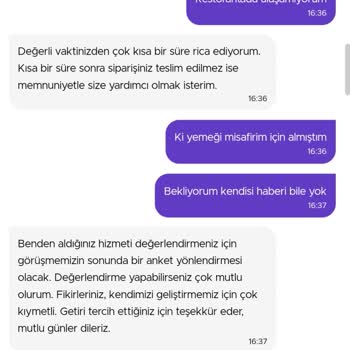 Getir Ve Sorumsuz Personeli