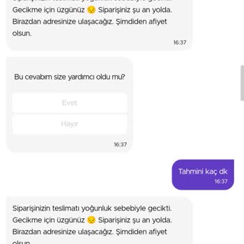 Getir Ve Sorumsuz Personeli