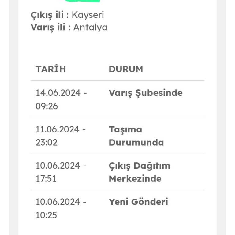 Evdemo Lojistik Kargo Teslimatı Gecikmesi