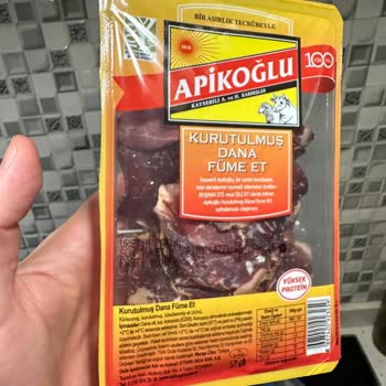 Apikoğlu Kurutulmuş Füme Et Açılmadan Küflenmiş