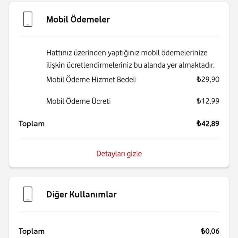 Vodafone Pay Habersiz Kesilen Mobil Ödeme Ücreti Hakkında Şikayet
