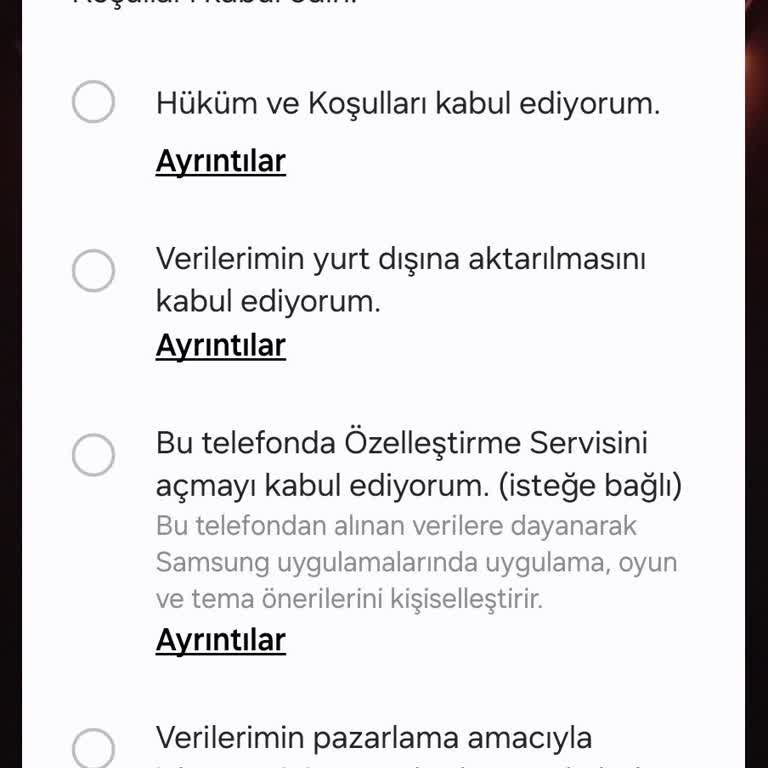 Samsung'un Verilerimi Yurt Dışına Aktarma Dayatması