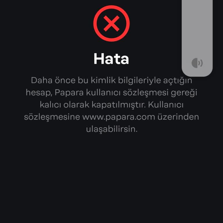 Papara Hesap Doğrulamada Hata Çıkıyor!