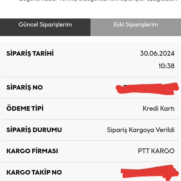 Tofisa'dan Sipariş Verdim Ama PTT De Takip No'sunu Aratınca Çıkmıyor