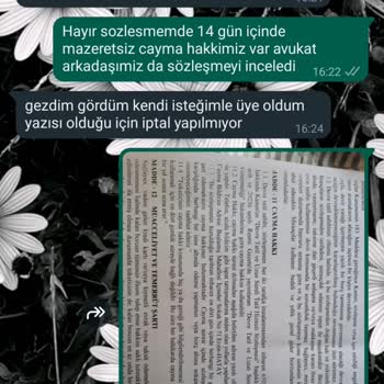 Hattuşa Termal Otel Erzin Cayma Hakkımı Kullandırmıyor