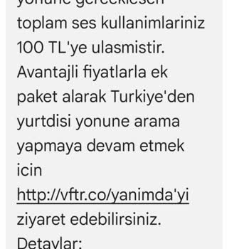 Vodafone Türkiye'de Fatura Ve Hizmet Sorunları