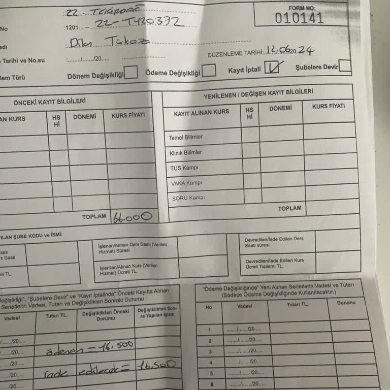 Tusem Eğitim Merkezi Tusem Tekirdağ İadeler Yatmıyor