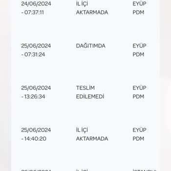 PttAVM Eyüp PDM Kargoyu Adrese Teslim Etmiyor