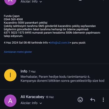 Kazandırio 5. Dönem Çekiliş Para Ödemiyorlar