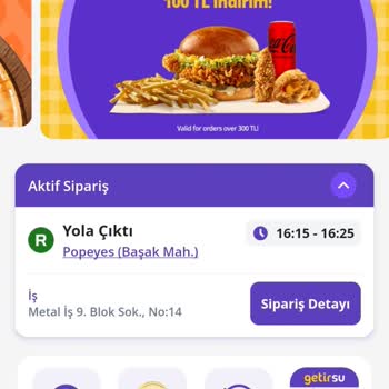 Getir Yemek Sorumsuzluğu