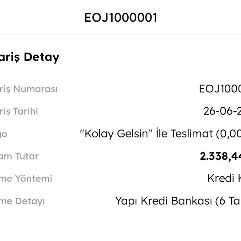 Mavi Kartımdan Para Çekildiği Halde Sipariş Elime Ulaşmadı