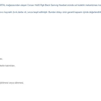 Penta Teknoloji Penta Hasarlı Gelen Kulaklığı Bir Kulaklık Parasına Değişim Yapıyor