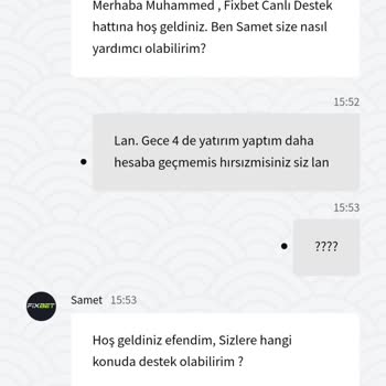 Fixbet Casino Para Yatırma Sorunu