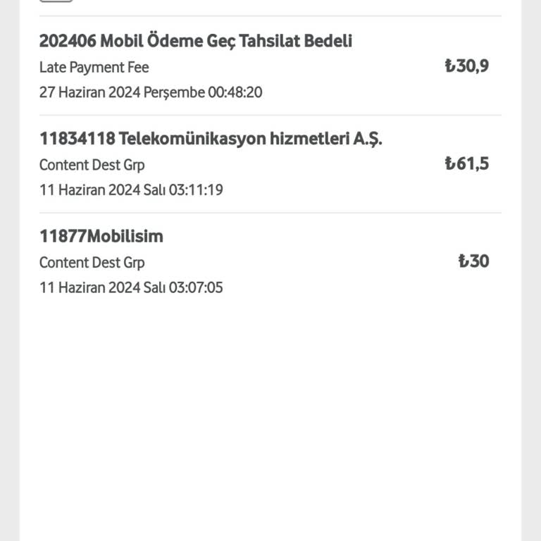 Vodafone Daha İlk Aydan 222 TL Lik Faturam 453 Lira Geldi Sözün Bittiği Yer