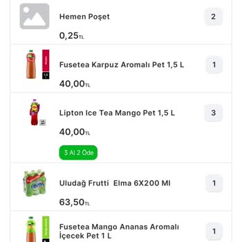 Migros Eksik Ürün Bulunması